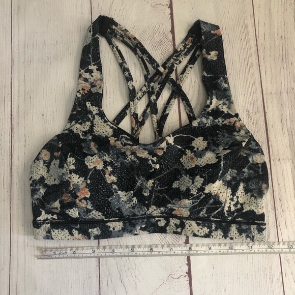 Lululemon Free to Be Serene Sports Bra in Spring Bloom Multi 4 - Picture 7 of 8